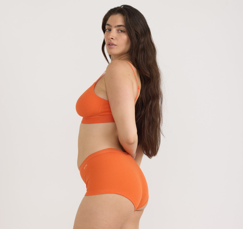Core Rib Triangle Bralette